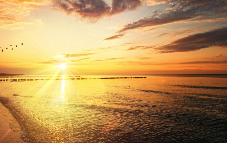 Sonnenuntergang am Meer
